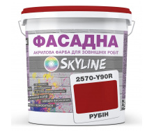 Краска Акрил-латексная Фасадная Skyline 2570-Y90R (C) Рубин 3л