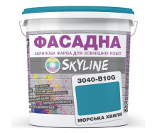 Краска Акрил-латексная Фасадная Skyline 3040-B10G Морская волна 10л