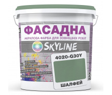 Краска Акрил-латексная Фасадная Skyline 4020-G30Y Шалфей 3л