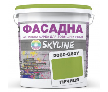 Краска Акрил-латексная Фасадная Skyline 2060-G60Y (C) Горчица 1л