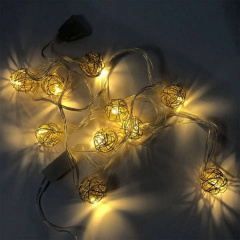 Гірлянда-нитка Matrix String-Lights Metal Ball 10WW-1 2 м Білий теплий (НФ-00005701) Київ