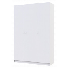 Шафа для одягу Doros Promo Білий/Білий 3 ДСП 135х48х204 (44900197) Братське