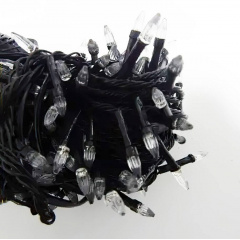 Гірлянда Gonchar Конус 100 LED чорний провід 10 м Мульти (MR35779) Рівне