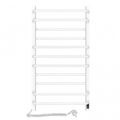 Электрический полотенцесушитель SANTAN Лестница Грандис 480х800 белый, Sensor, левосторонний Покровськ