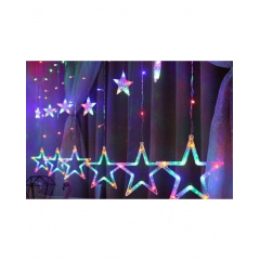 Гирлянда - звезды j-hell Five-pointed star 3 м Разноцветный Кременчуг