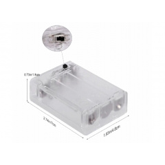 Гирлянда-нить светодиодная на батарейках Adecor 10 м 100 Led Белый (218-21526972) Чорноморськ