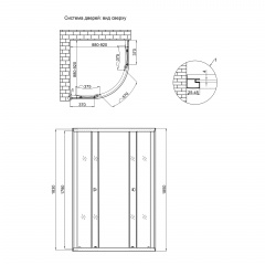 Душевая Кабина Lidz Latwa Sc90X90.Sat.low.fr (Llsc9090Satlowfr2) Камень-Каширский