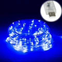Гірлянда світлодіодна Minerva LED 100 від USB Синій (hub_ghlhd1) Чернівці