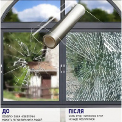 Противоударная защитная плёнка на окна Avio 115 мкм 40х152,4 см 119-8627255 Акимовка