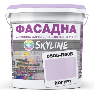 Фарба Акрил-латексна Фасадна Skyline 0505-R50B Йогурт 5л