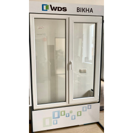 Вікно 1300x1400 мм, монтажна ширина 70мм, профіль WDS Ekipazh Ultra 70 з двокамерним склопакетом