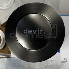 Донный клапан с переливом Devit Do It 01051010 brushed gun metal оружейная сталь браш