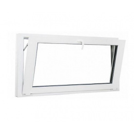 Фрамуга 800x400 мм, монтажна ширина 70мм, профіль WDS Ekipazh Ultra 70, колір білий.