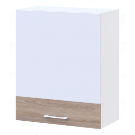 Кухня Doros Лея В72_Ш60 верхняя правая Белый/ Дуб Сонома ДСП 60х31.6х72 (81359337.4)
