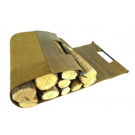 Сумка для дров из натуральной кожи Ferrum Brwn 3 Коричневый (881)