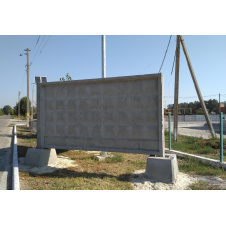 Плита забора ЖБИ 3980х2550х160 мм