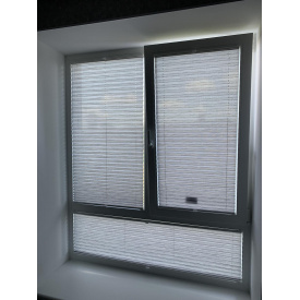 Жалюзи-плиссе 500x1000 мм внутреннего монтажа серый 