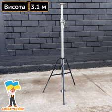 Будівельна стійка опалубки оцинкована 1.9 - 3.1 м Техпром