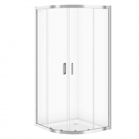 Душевая кабина CERSANIT Zip 90x90x190 прозрачное стекло без поддона полукруглая (S154-002)