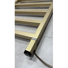 Полотенцесушитель электрический Terma GRID 990x500 Brass, тен ONE