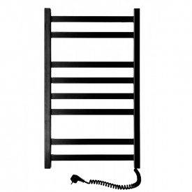 Полотенцесушитель электрический SANTAN Лестница Авангард 480х800 черный, правосторонний, без терморегулятора