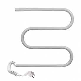 Полотенцесушитель электрический SANTAN Змеевик 500х500 белый, левосторонний