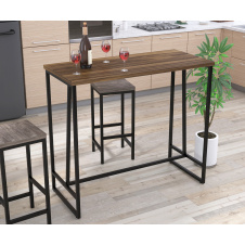 Барный стол BS-125 Loft-Design прямоугольный дсп орех-модена