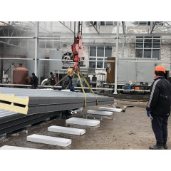 Сендвіч панель покрівельна з наповнювачем із ППУ 120 мм Київ