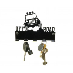 Вішалка для ключів ключниця Ferrum Позашляховик колір чорний (ВК003) Боярка