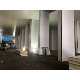 Холодильна сендвіч панель ППУ 100 мм біла