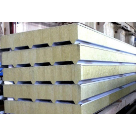 Сендвіч панель покрівельна з наповнювачем з базальтової вати 150 мм