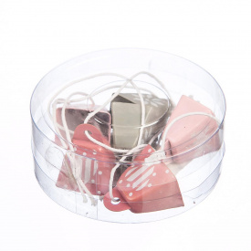 Набор игрушек Elisey Колокольчики 4 см Разноцветный (040NY)