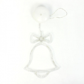 Светодиодное украшение на присоске Lesko LM-094 Bell новогодняя фигура