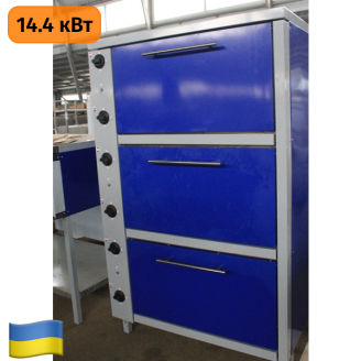 Шкаф жарочный электрический трехсекционный с плавной регулировкой мощности ШЖЭ-3-GN2/1 стандарт Экострой