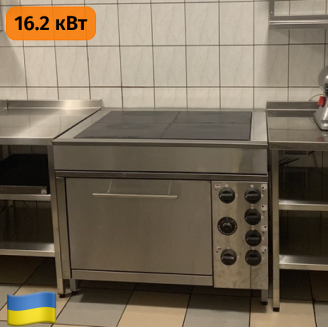 Плита електрична кухонна професійна ЕПК-4мШ еталон Екобуд