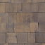 Тротуарная плитка LineBrook Модерн Табако 60 мм бетонная брусчатка без фаски коричневая Фастов