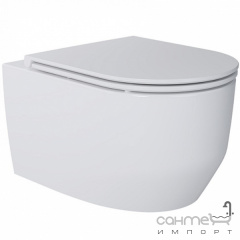 Безободковый подвесной унитаз с сидением softclose Devit Art 3.0 Art 3.0 Vortex Flush 3030140 белый Житомир
