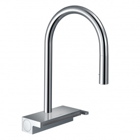 Змішувач для кухні Hansgrohe Aquno Select M81 з висувним душем хром