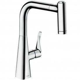 Змішувач для кухні Hansgrohe Metris з висувним виливом