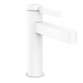 Змішувач для умивальника Hansgrohe Finoris 110 білий матовий