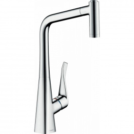 Змішувач для кухні Hansgrohe Metris M71 320 із витяжним душем