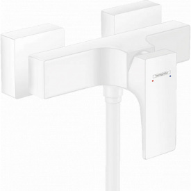 Змішувач для душа Hansgrohe Metropol без душового набору білий матовий