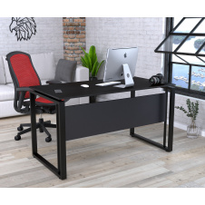 Письменный стол Loft-Design G-135-16 с царгой столешница 1350х700 мм дсп венге