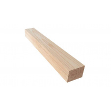 Рейка сухая 40x40x2000 мм строганная, деревянная, ель
