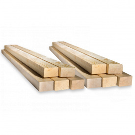 Брус сухий 30x100x3000 мм смерека, струганий дерев'яний