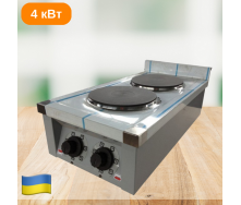 Плита електрична кухонна настільна ЕПК-2 стандарт d-220 мм Екобуд