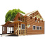 Блок хаус деревянный 100x22x2000 мм ель, 1 сорт, шлифованный Хмельник