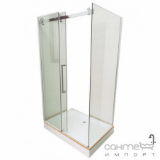 Душевая кабина 120x90 Veronis KN-8-18 профиль хром, стекло прозрачное