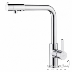 Смеситель для кухни с изливом для фильтрованной воды Blue Water Royal Chrome хром Чернігів