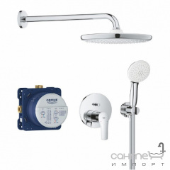 Душевая система скрытого монтажа Grohe Eurosmart Tempesta 250 25288000 хром Суми